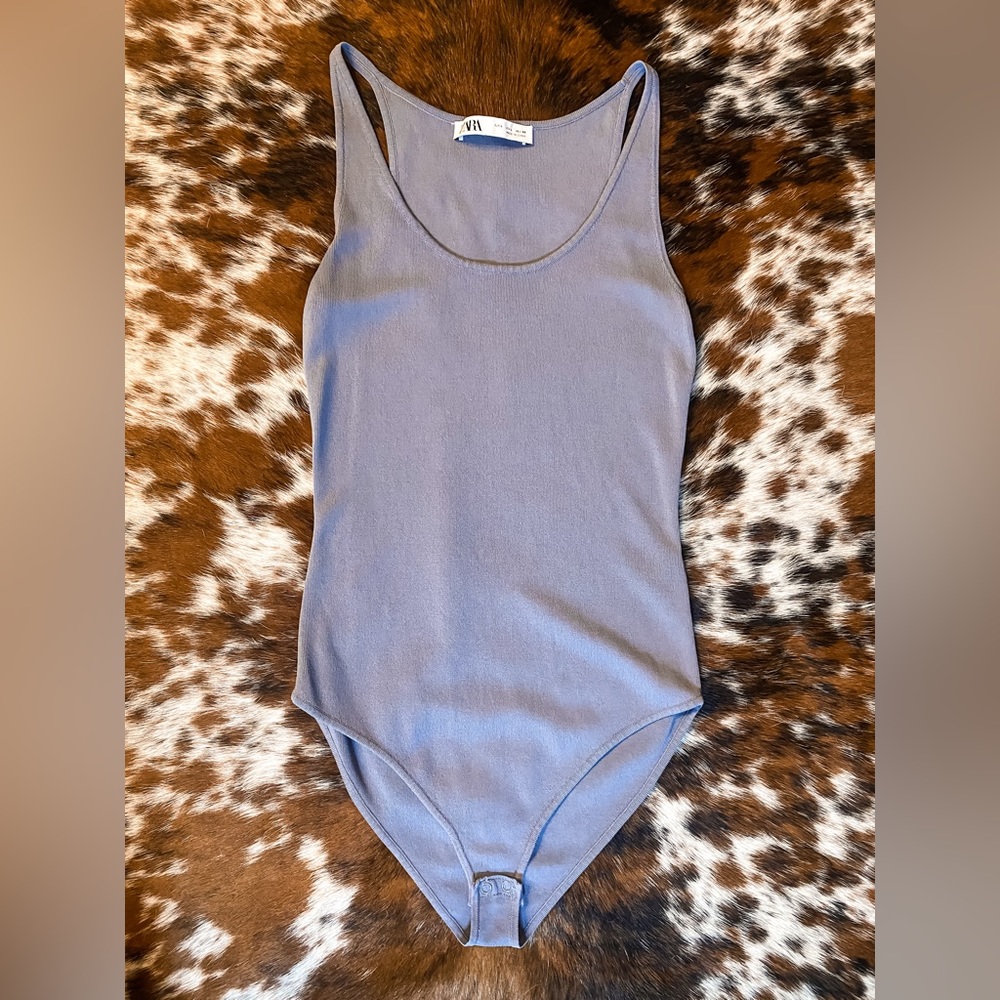 Zara Scuba Fabric Bodysuit
